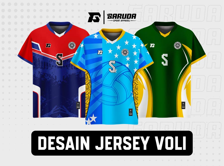 Desain Jersey Voli Printing Keren Untuk Tim Volleyball garuda sport apparel