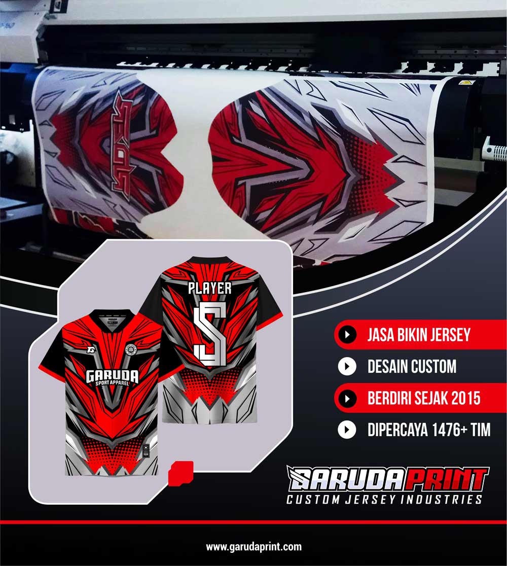 Vendor Jersey Printing Custom Berkualitas di Indonesia