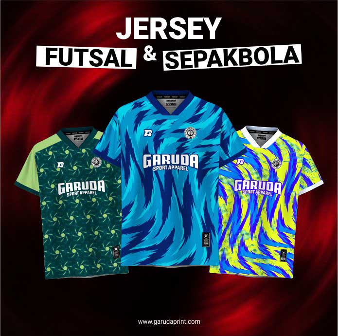 desain jersey futsal dan sepakbola printing keren